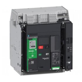 Disjoncteur MasterPacT MTZ1 800A L1 3P 150KA MicroLogic 2.0X motorisé 230VCA Débrochable avec châssis verrou RAC AR V/V