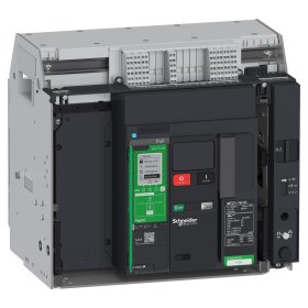 Disjoncteur MasterPacT MTZ1 800A L1 4P 150KA MicroLogic 2.0X motorisé 230VCA Débrochable avec châssis verrou RAC AR V/V