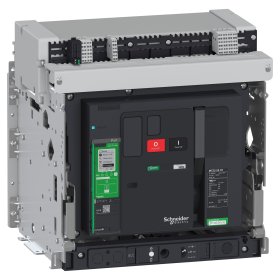 Disjoncteur MasterPacT MTZ2 2500A H1 3P 66KA MicroLogic 2.0X motorisé 230VCA Débrochable avec châssis verrou RAC AR V/V