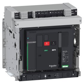 Interrupteur MasterPacT MTZ2 800A NA 3P 88KA motorisé 230VCA Débrochable avec chassis RAC AR V/V