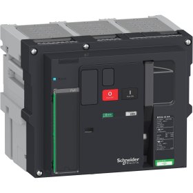 Interrupteur MasterPacT MTZ2 800A NA 3P 88KA motorisé 230VCA Débrochable sans chassis